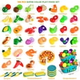 thumbnail image 2 of Set de comida para niños BAODLON, 100 unidades, con 2 cestas, 2 of 9