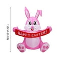 thumbnail image 3 of WSBDENLK Easter Inflatable Standing Bunny Inflatable Model Glowing Holiday Decoration Easter Decorations for the Home Easter Decorations Outdoors, 3 of 7