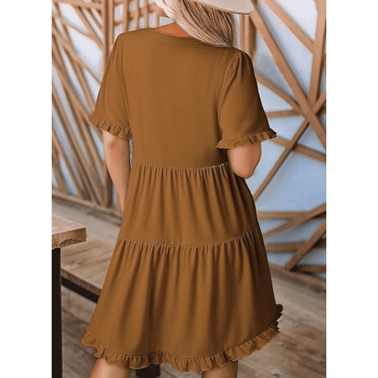 short sleeve skater dress Noisy May in black & white stripe Chambray fabric creates a lightweight Girls' Short Sleeve 'Star' Knit