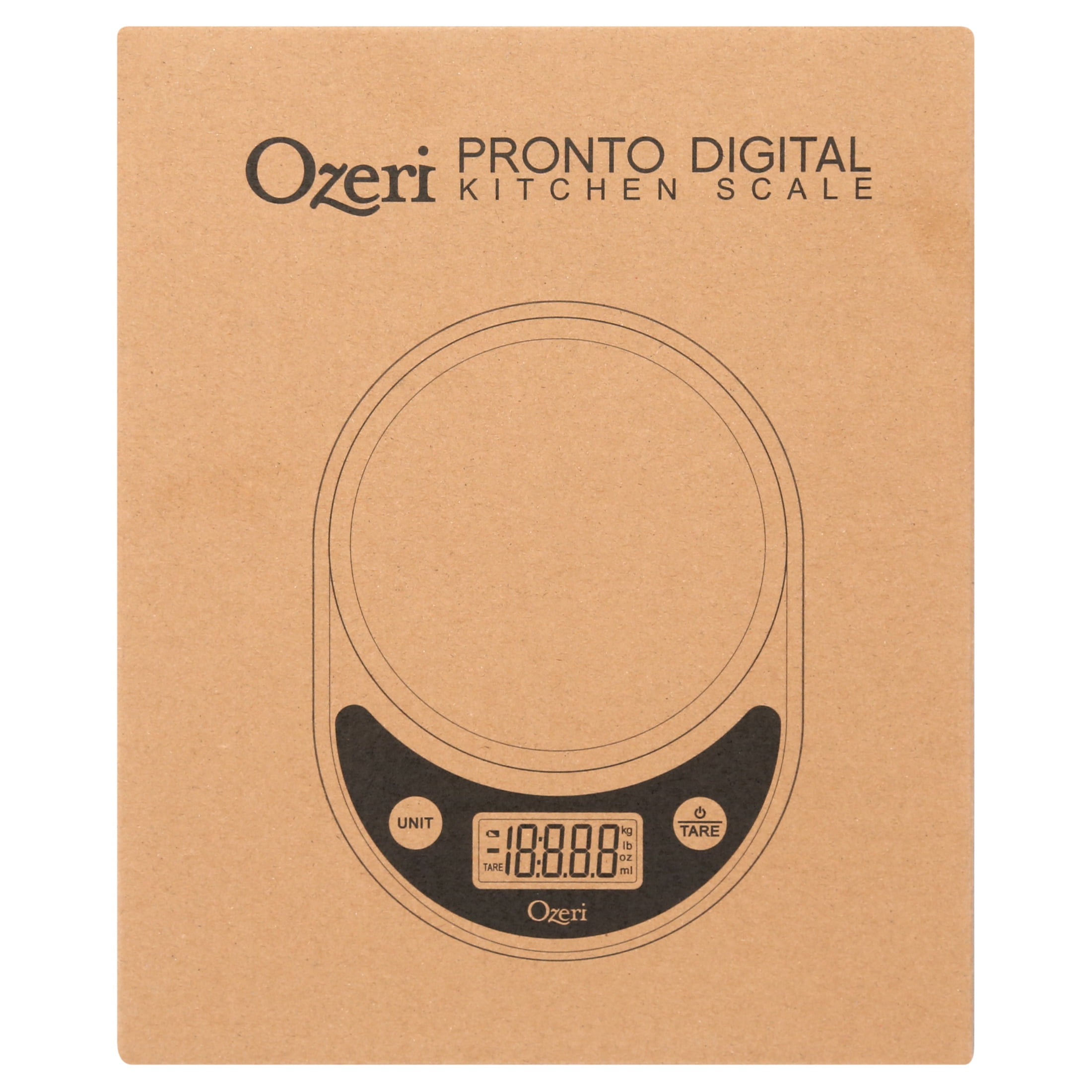 Ozeri ZK14 Pronto Digital Kitchen and Food Scale, Cooking Weight