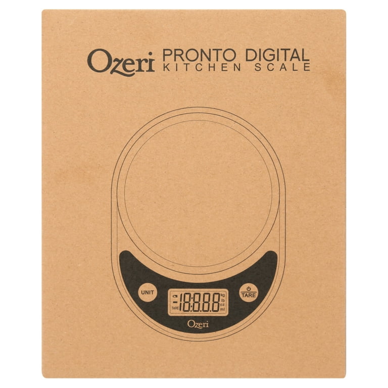 Ozeri ZK14 Pronto Digital Kitchen and Food Scale, Cooking Weight