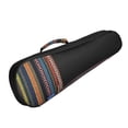 thumbnail image 4 of Yeacher Colorful 21" Soprano Ukelele Ukulele Uke Bag Backpack Case Ethnic National Style Durable Cotton Thicken Padding with Adjustable Shoulder Strap, 4 of 8