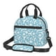 thumbnail image 1 of Fotbe Blue Snake Bolsa de Almuerzo con Estampado, Lonchera Aislada, Contenedores de Comida Reutilizables Tipo Cooler a Prueba de Fugas, 1 of 7