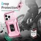 thumbnail image 4 of Funda para GANGXUN iPhone 16 Pro Max - Soporte metálico, Función magnética, Rosa, 4 of 5