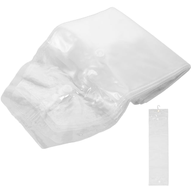 HEANUJJ 5Ud Bolsa Transparente Para Almacenamiento Y Transporte De Pelucas Y Extensiones