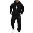 thumbnail image 2 of Vetsdori Sweatsuits for Men 2 Piece With Hoodie,Track Suit for Men Hoodies,Loungewear Casual Workout Outfits Sports Athletic Gym Pocket,Hooded Sweatshirts and Sweatpants for Men, 2 of 5