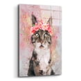 thumbnail image 2 of Epic Art 'Flower Crown Tabby Cat 2' by Furbaby Affiliates, Acrylic Glass Wall Art, 12"x16", 2 of 8
