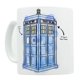 thumbnail image 1 of Taza Doctor Who con acuarela TARDIS, cerámica, color blanco, 1 of 2