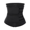 thumbnail image 1 of Soidarity Entrenador de cintura, corsé de entrenamiento, recortador corporal, equipo de gimnasio de neopreno, multicolor, varios tamaños, Moldeadores de cintura Negro XXXXL, 1 of 6