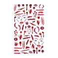 thumbnail image 1 of Autocollants Rouges 3D Halloween Papier de Transfert pour Ongles Manucure DIY, 1 of 3
