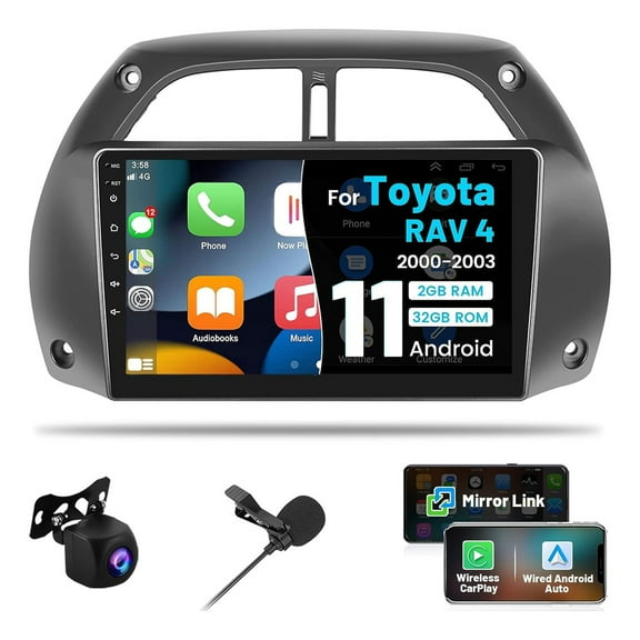 Stereo Toyota RAV4 2000-2003 Android Carplay GPS 2 32G