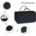 thumbnail image 3 of Log Carrier Bag, 2pcs, Fireplace Log Basket, Wood, 3 of 5