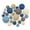 Cute Color, variant on BlinkL Brown Valentine's Day Wicker Decorative Balls 36 Count
