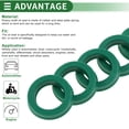thumbnail image 4 of Unique Bargains Universal Oil Seal UN Lip Seal Ring Rotary Shaft Seal 17x25x5.5mm High Pressure TPU Green 5 Pcs, 4 of 7