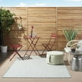 thumbnail image 4 of Nourison Courtyard Indoor/Outdoor Ivory Aqua 6' x 9' Area Rug, (6x9), 4 of 12