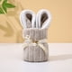 thumbnail image 3 of Toalla De Baño Toalla de mano con forma de conejito marrón café, 1 unidad, de algodón suave, para regalo infantil, con embalaje individual JASKFLY, 3 of 8