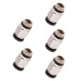 thumbnail image 1 of 5pcs Acoplamiento Rápido para Manguera Neumáticos Conectores de Recambios - Plata DPC-G-C6-G01 Sunnimix Instalación de tubo de manguera de agua de aire, 1 of 8