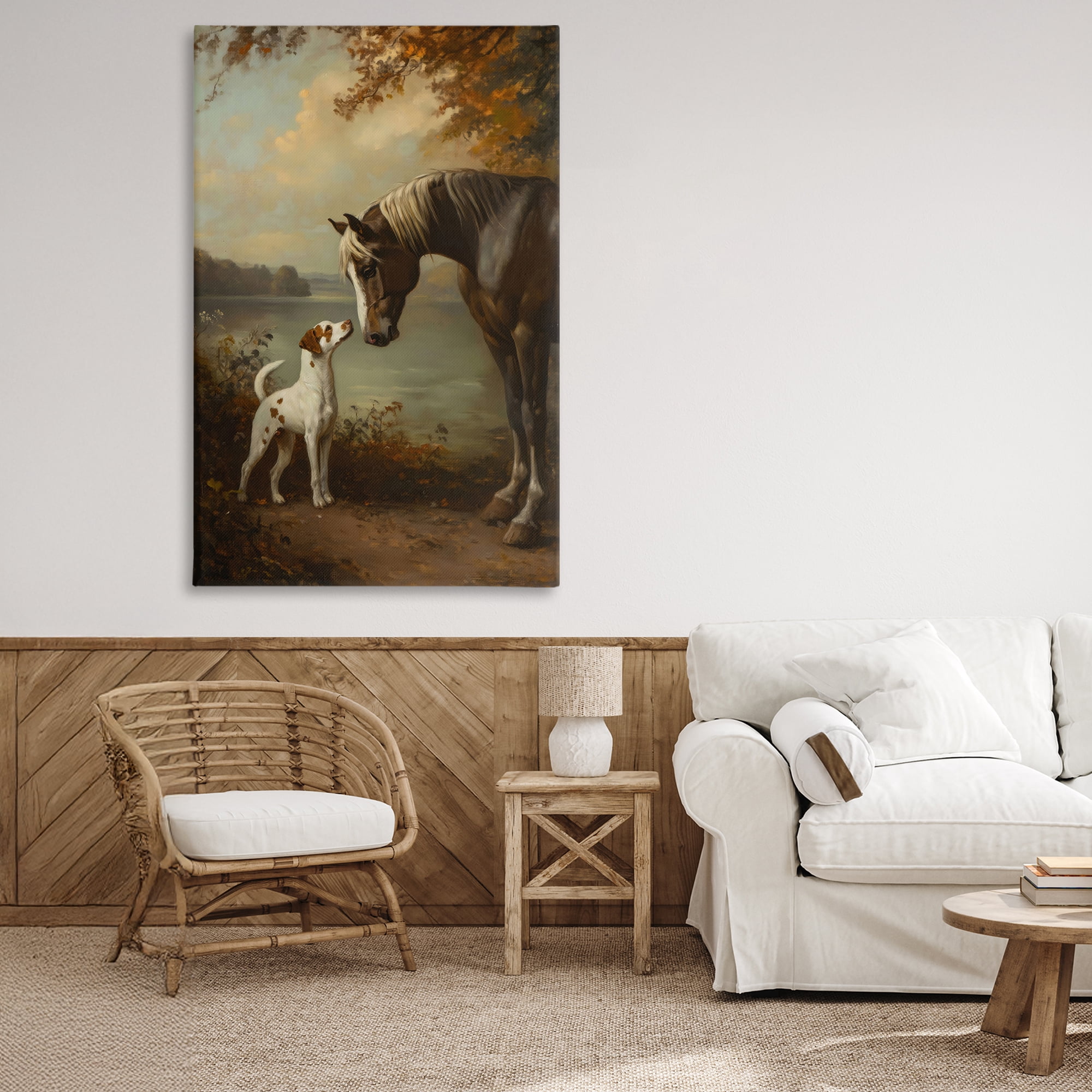 Stupell Industries Autumn Companions Hunting Party Canvas Wall Art, design by Petal Prints Design