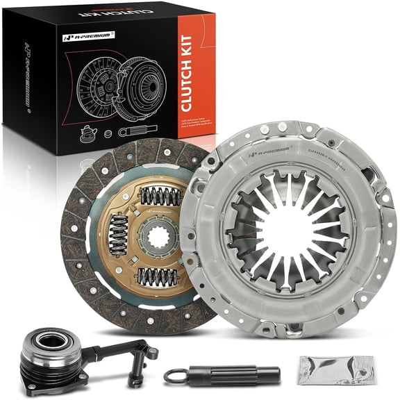 A-Premium Transmission Clutch Kit with Clutch Slave Cylinder Compatible with Saturn Ion 2003 2004 2005 2006 2007 L4 2.2L 2.4L, DOHC Naturally Aspirated