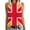 1-Orange, variant on Vintage British Flag Tank Tops for Women Summer Casual Crew Neck Sleeveless Vest Retro Pattern Printed Loose Fit Comfortable Wide Straps Tee for Music Festivals Parties 8- XXL