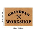 thumbnail image 3 of Clearance!Etsjal Carpet,Personalized Workshop Doormat Father's Day Gift Custom Grandpa Uncle Grandparent Door Mat Rug Gift Tool Garage Man Rug,Home Decor, 3 of 6