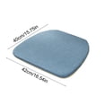 thumbnail image 3 of Flax Linen Horseshoe Chair Cushion Seat Pad With Straps Non Slip Dining Chair Cushion, Ergonomic Comfort Durable Support Design, for Dining Chair Office Chair Kitchen Home Use, 3 of 6