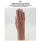 thumbnail image 5 of Minnieouse 1 par de guantes para mujer, manopla térmica de terciopelo cálido, manoplas portátiles para clima frío, decoración a prueba de viento, guantes y mitones Beige Minnieouse AP013039-03, 5 of 6