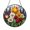 Acrylic 3.5 Inch, variant on Floral Sunburst Stained Glass Suncatcher Spring Window Art