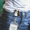 thumbnail image 6 of WIRESTER Set 2pcs Design Acrylic Key Card Holder Belt Clip Reel Id Badge Retractable - White Cream Brindle Short Hair Shih Tzu Dogs, 6 of 6