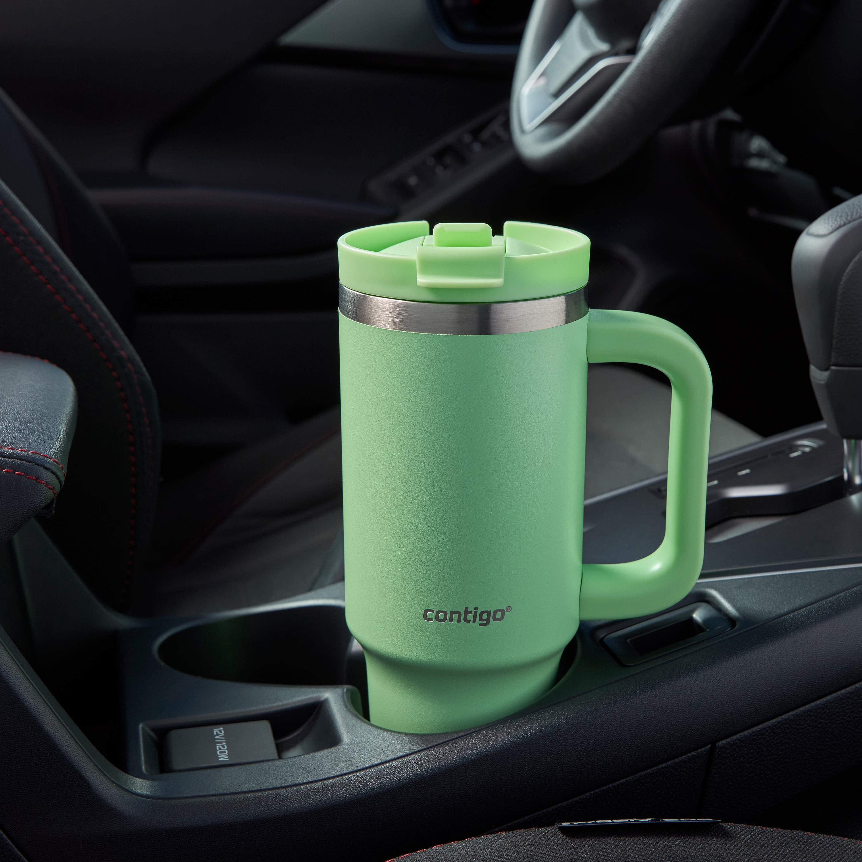Contigo Streeterville Leak-Proof Tumbler, 30 oz (887 ml), Stainless Steel Water Bottle with Straw