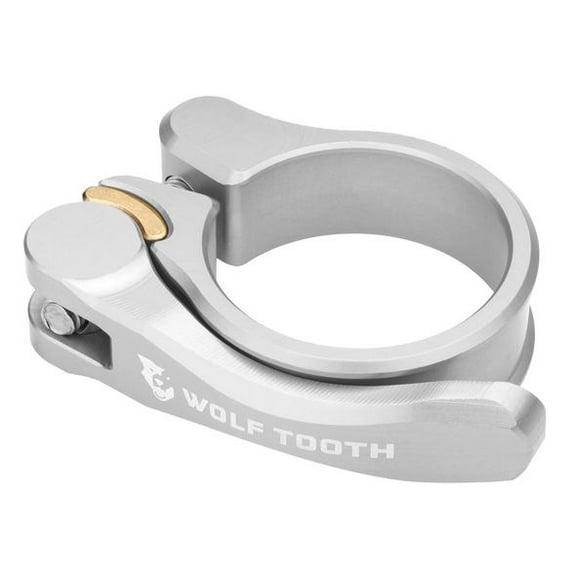 Wolf Tooth QR Quick Release Seatpost Clamp - 34.9mm, Silver
