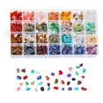 thumbnail image 2 of 28 Colors Gem Chips Beads Crystal Loose Beads Spacer Bulk Bracelet Jewelry Making DIY Craft Beads Only, 2 of 10