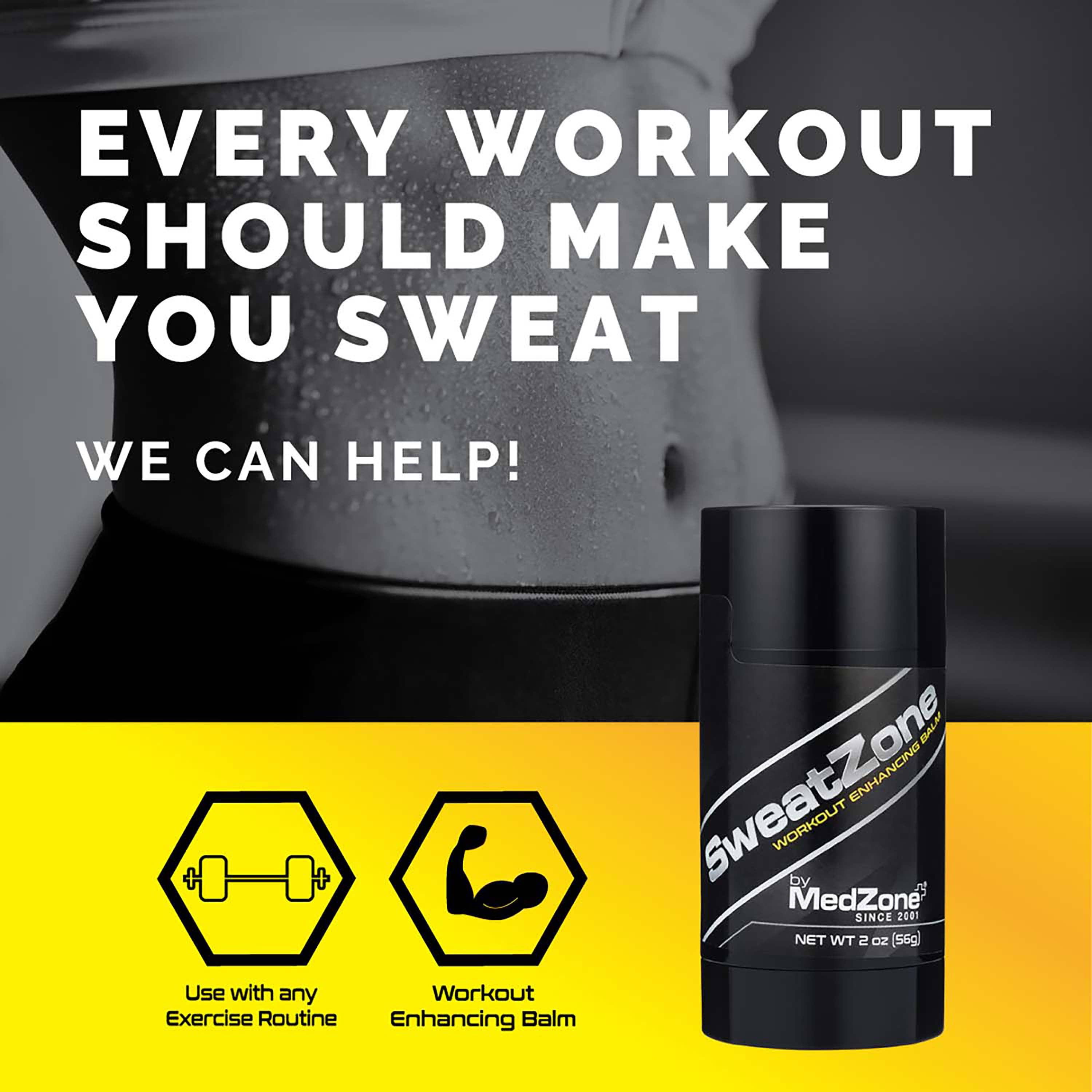 Orangetheory Sweat zone workout enhancing balm for Men