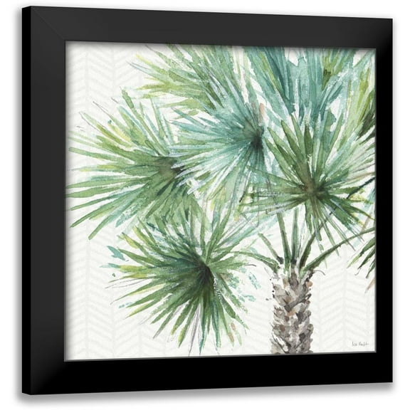 Audit, Lisa 12x12 Black Modern Framed Museum Art Print Titled - Mixed Greens VI