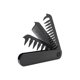 thumbnail image 1 of Peine plegable con dientes anchos y finos, peine de bolsillo plegable para viajes, ideal para hombres, gimnasio y para ir al trabajo., 1 of 5