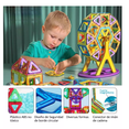 thumbnail image 4 of Bloques De Construcción Magnéticos  Wünd Juguetes 60 Pza Niños, 4 of 5