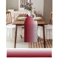 thumbnail image 4 of Table Runner 90 Inches Long for Kitchen Dining, Red Beige Ombre Dresser Scarf Farmhouse, Dining Table Decorations for Wedding/Parties, Abstract Modern Art Gradient 13 x 90 In, 4 of 9