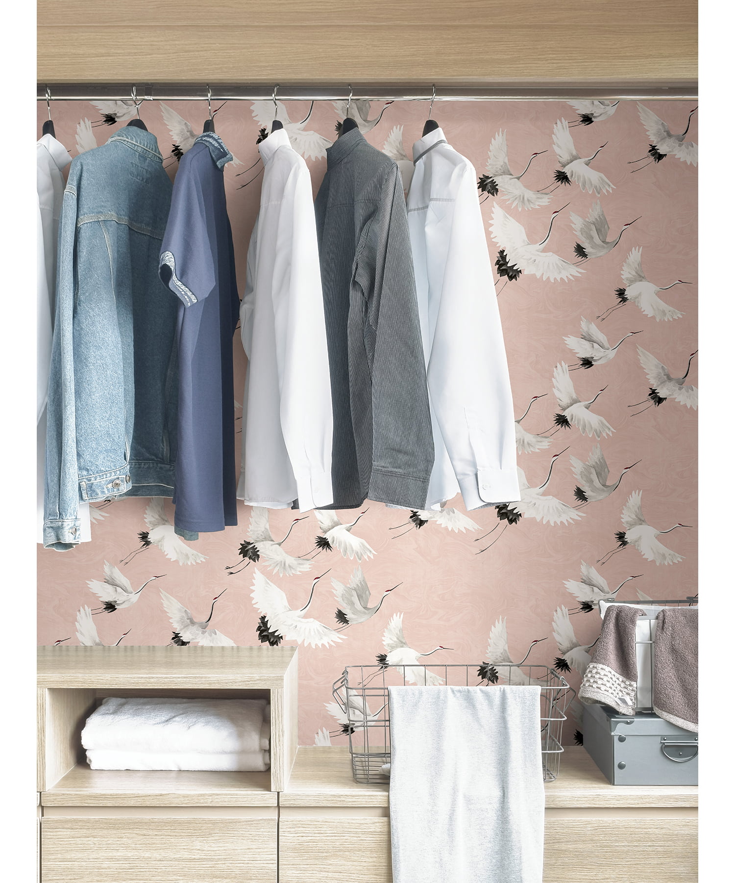 Nuwallpaper Pink Halcyon Peel & Stick Wallpaper – Home & Garden