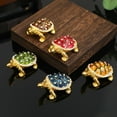 thumbnail image 4 of Vintage Turtle Trinket Box, Mini Jewelry Box with Rhinestones for Necklaces & Rings, Animal Themed Storage Holder for Collectible Keepsakes and Small Valuables, 4 of 4