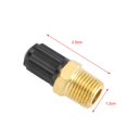 thumbnail image 1 of FLAMEEN Tank Fill Valve, Brass+Plastic Air Compressor Tank Valve For Car, 1 of 7
