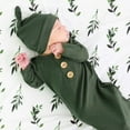thumbnail image 4 of Baby Boy Romper Baby Boys Girls Hat Set Soft Bamboos Viscose Sleeper Baby Sleep Gown With Mittens, 4 of 8