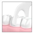 thumbnail image 4 of M Buder Polymer Dental Floss Picks, Portable Tooth Cleaner Toothpicks, Bow-Shaped Design, 50 Count / 50 pcs, 4 of 4