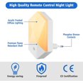 thumbnail image 4 of 2 Pack Night Light Led Children Night Lamp Baby Plug And Play With Remote Control 16 Colors Adjustable, 4 of 5