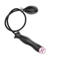 thumbnail image 3 of Tapón anal inflable de silicona ajustable, seguro, expandible, para dormitorio de adultos, color negro, tipo 2, 3 of 14