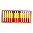 thumbnail image 3 of estándar-8,15 pulgadas-calcudora profesion columnas (herramienta de aprendizaje y educativo) para niños 6 7 Madera amarillo rojo CUTICAT Juguetes aritméticos de ábaco, 3 of 6