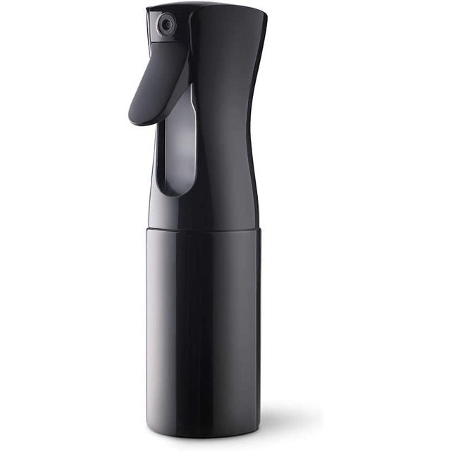 Negro, botella rociadora de 160 ml, pulverizador de peluquería, botella rociadora de agua, botella rociadora vacía, pulverizador de agua para el cabello, pulverizador de agua vacío para peluquería,