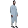 thumbnail image 3 of Atasi Cotton Long Kurta For Men Designer Clothing Button Down Solid Ethnic Kurtas, 3 of 4