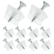 Hemoton 50pcs Plastic Drawer Bottom Wedge Supports Furniture Wedge Supports for Wardrobes Bookshelves and Cabinets Home Furniture Supports