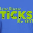thumbnail image 3 of CafePress - Lyme Disease Ticks Me Off! Dark T Shirt - Men's Classic Graphic Cotton T-Shirt, 3 of 4