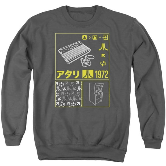 Atari - Kanji Squares - Crewneck Sweatshirt - Large